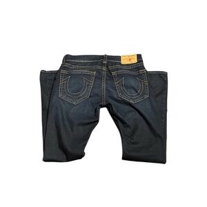 True Religion Men's Dark Blue Relaxed Jeans